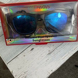 Colorways Pride - Wireless Dual Speaker Sunglasses - Bluetooth, Black NEW